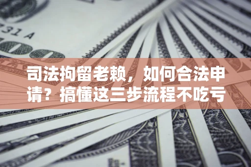 济南司法拘留老赖，如何合法申请？搞懂这三步流程不吃亏！