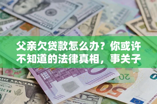 济南父亲欠贷款怎么办？你或许不知道的法律真相，事关子女未来