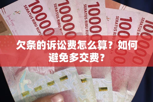 济南欠条的诉讼费怎么算？如何避免多交费？