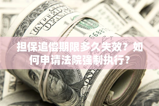 济南担保追偿期限多久失效？如何申请法院强制执行？