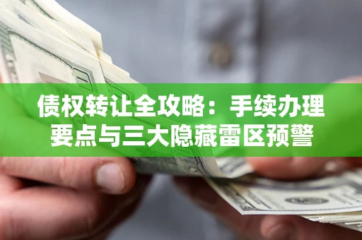 济南债权转让全攻略：手续办理要点与三大隐藏雷区预警